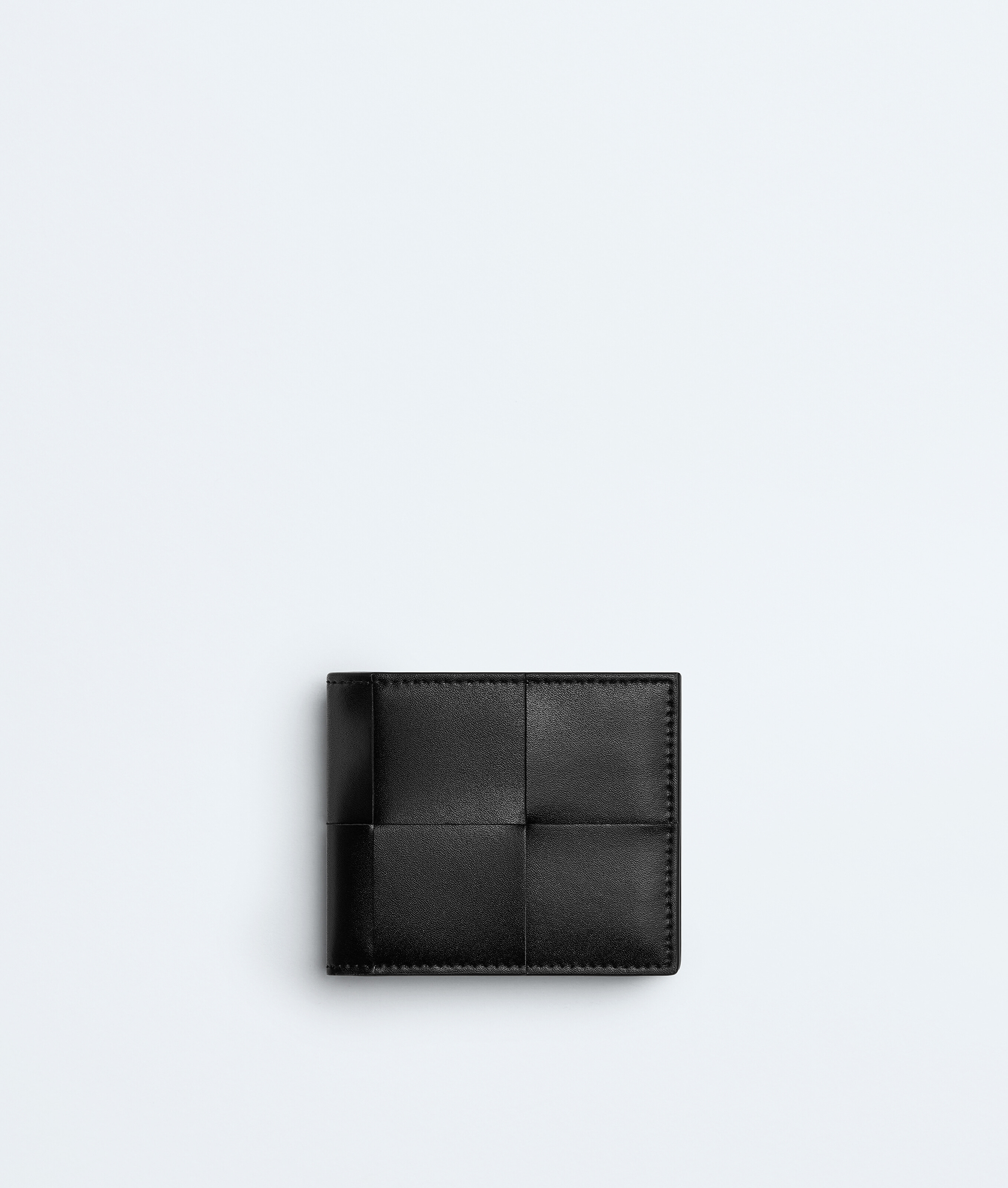 BOTTEGA VENETA ブラック 二つ折り 財布 カセット カセット ミディアム 二つ折りウォレット のために ウィメンズ で
