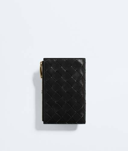 Women's Andiamo Medium Bi-Fold Wallet in Black Bottega Veneta Greece EN - Image 3