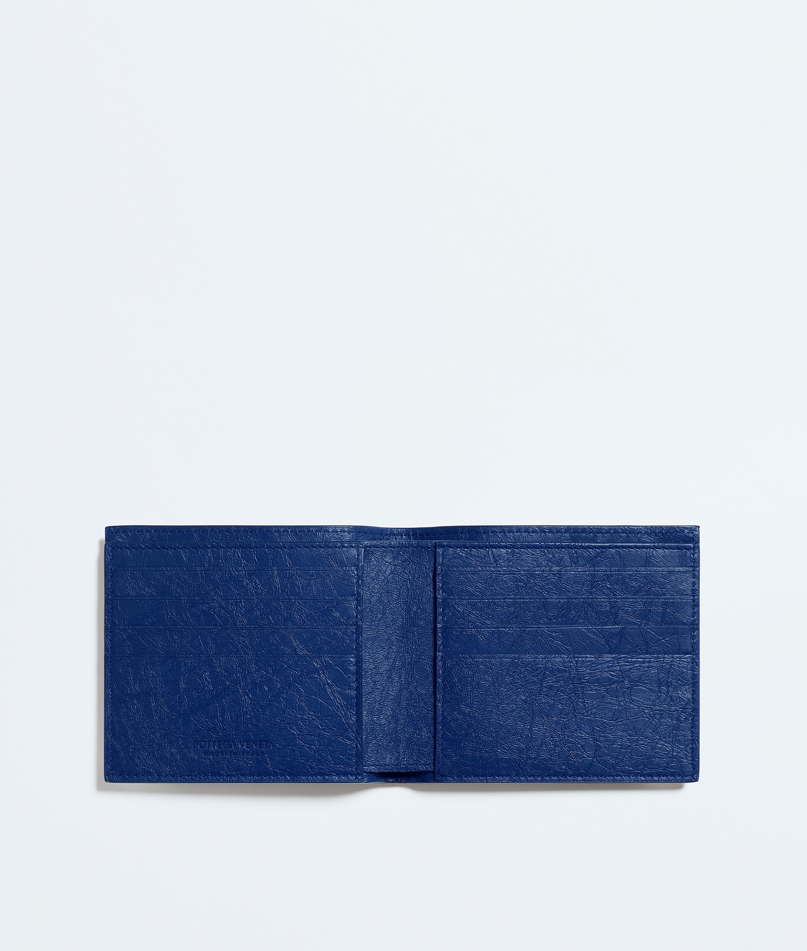 Men's Woven Mycelium Bi-Fold Wallet in Blue royal Bottega Veneta Luxembourg EN - Image 2