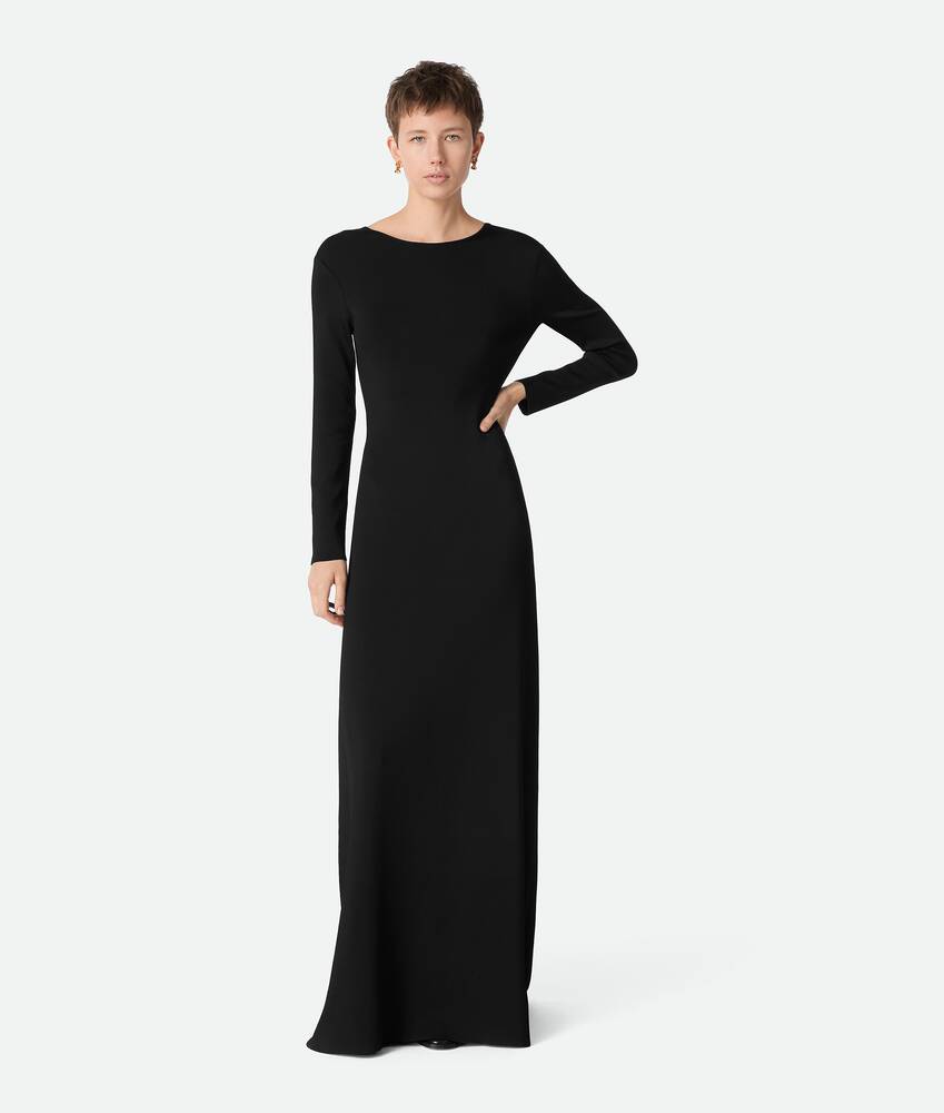 Bottega Veneta Compact Viscose Dress - Black - Women - XXXS Bottega Veneta Compact Viscose Dress - Black - Women - XXXS