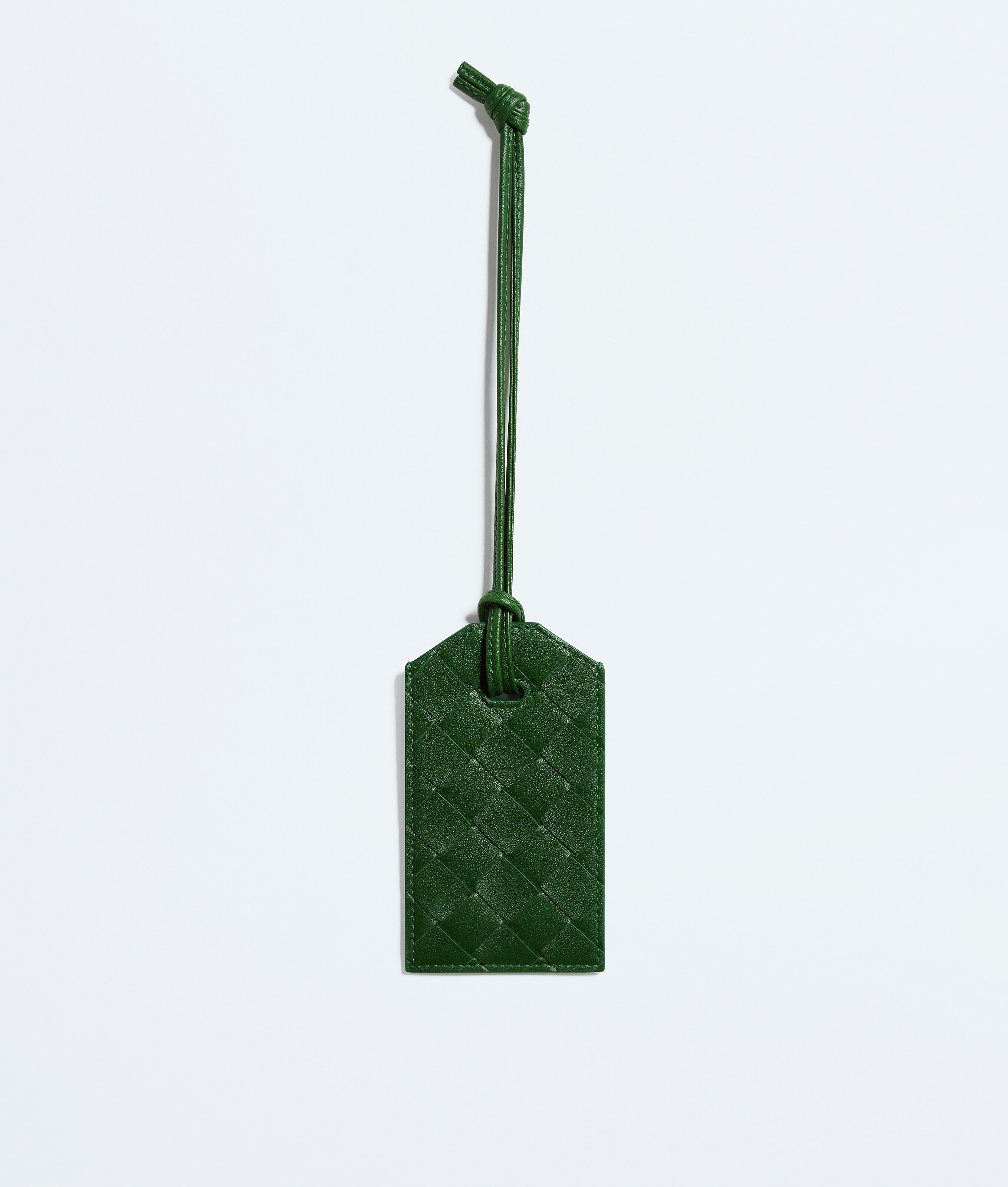 BOTTEGA VENETA マッチボックス ノベルティ Men's Getaway Tag Holder in Basil | Bottega Veneta US