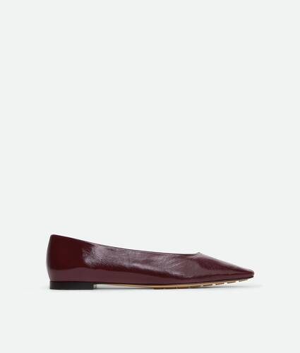 Women's Sofia Ballerina in Barolo Bottega Veneta Cyprus EN - Image 1