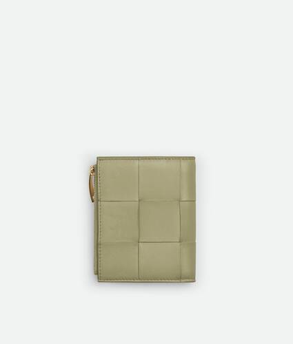 Women's Cassette Small Bi-Fold Wallet in Travertine Bottega Veneta Canada EN - Image 3