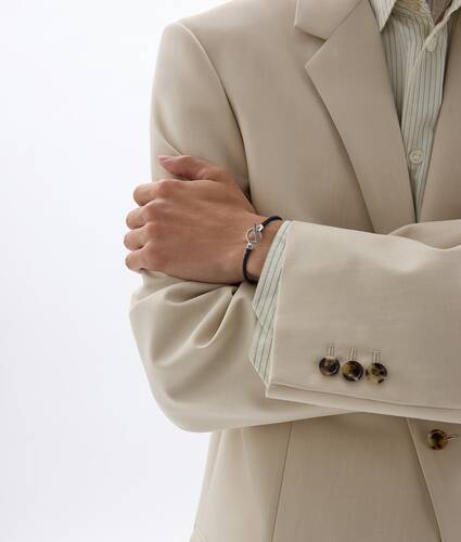 Men's Veneta Bracelet in Petroleum Bottega Veneta Netherlands EN - Image 2