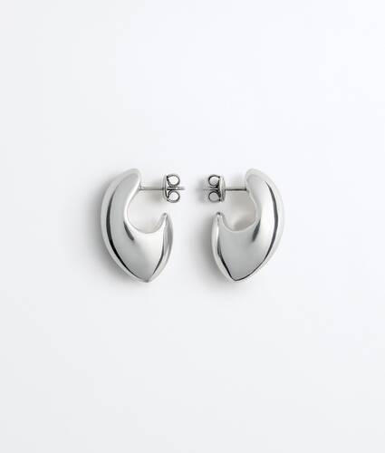 Pendientes Claw peque&ntilde;os para Mujer en Silver Bottega Veneta M&eacute;xico ES - Image 1
