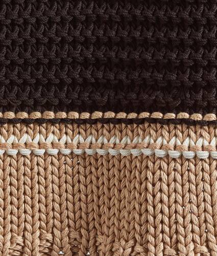 Men's Cotton Striped Sweater in Fondant/trench/parch Bottega Veneta Belgium EN - Image 3