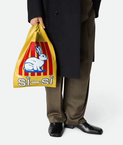 Ele's Supermercato Tote em Firefly/nail polish/white/cobalt Bottega Veneta Brasil PT - Image 2