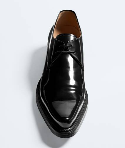 Men's Glaston Lace-Up Shoe in Black Bottega Veneta Latvia EN - Image 4