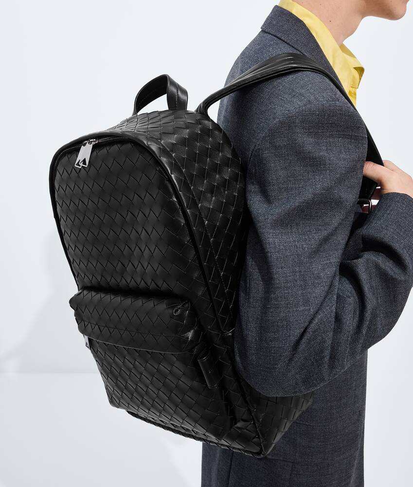 black woven leather backpack Backpack, Small This handmade leather bag features ARIEL - Customizable Woven Leather