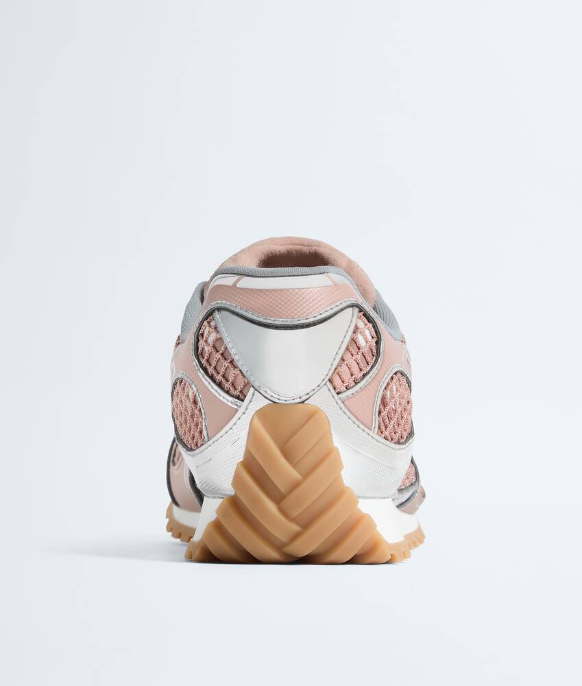 Women's Orbit Sneaker in White/terra pink Bottega Veneta United Kingdom EN - Image 5