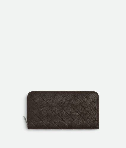 Intrecciato Zip Around Wallet