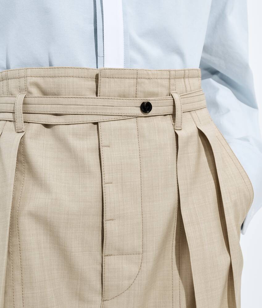 Display a large version of the product image 2 - Wool and Cotton Pants