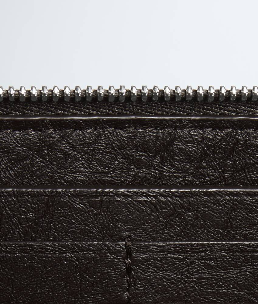 Men's Woven Mycelium Zip-Around Wallet in Espresso Bottega Veneta Zimbabwe EN - Image 4