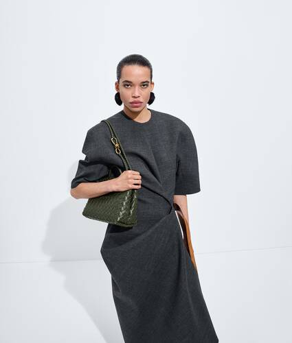 Women's Small Andiamo in Bark green Bottega Veneta Singapore EN - Image 6