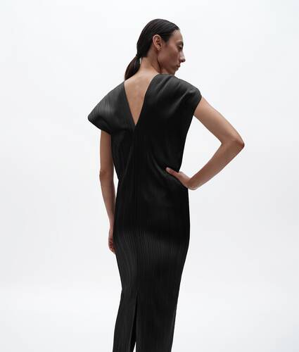 プリッセ サテン ドレス のために ウィメンズ で ダブルブラック Bottega Veneta 日本 JA - Image 2