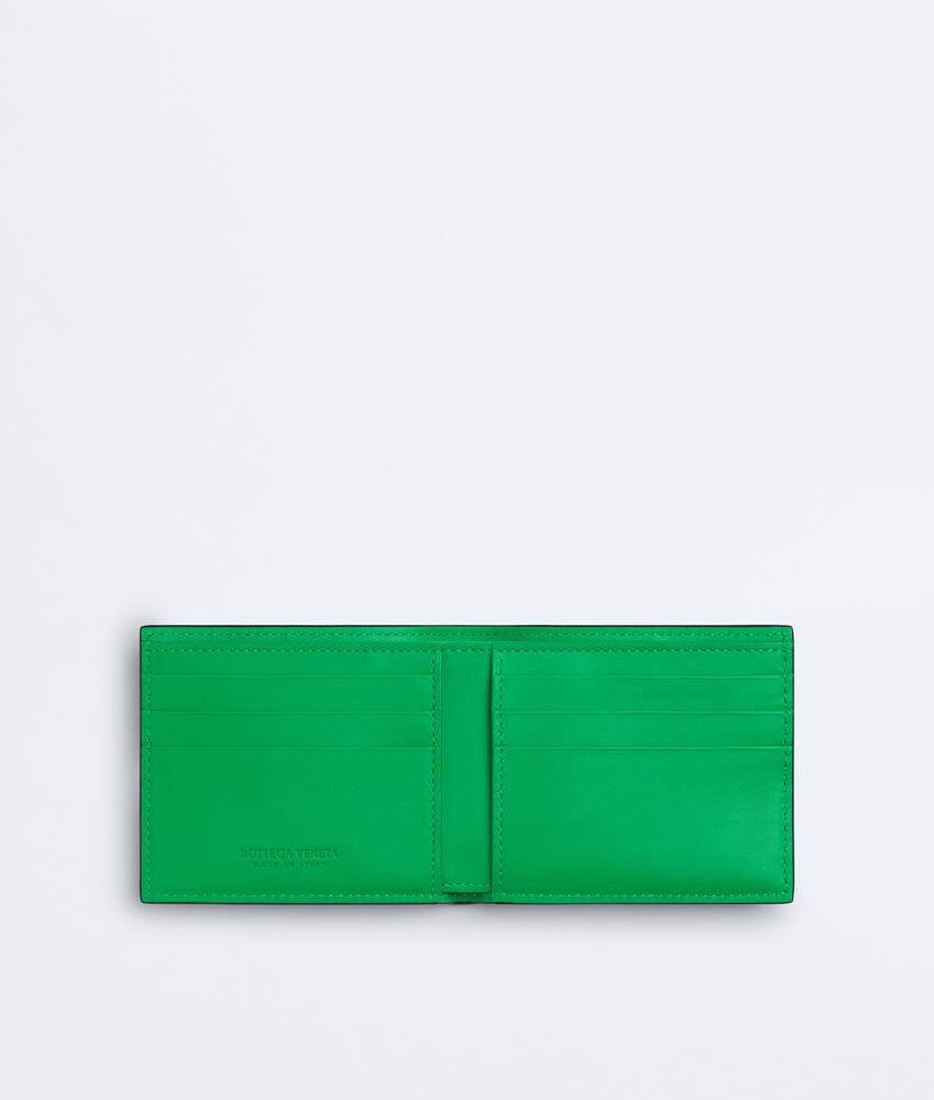 Men's Cassette Bi-Fold Wallet in Black/parakeet Bottega Veneta United States EN - Image 2