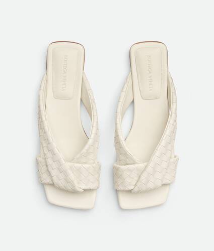 Mule plana Riva para Mujer en Sea salt Bottega Veneta M&eacute;xico ES - Image 5