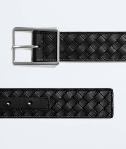 인트레치아토 피콜로 벨트 에 대한 남성 에 블랙/썬더 Bottega Veneta 대한민국 KO - Image 4