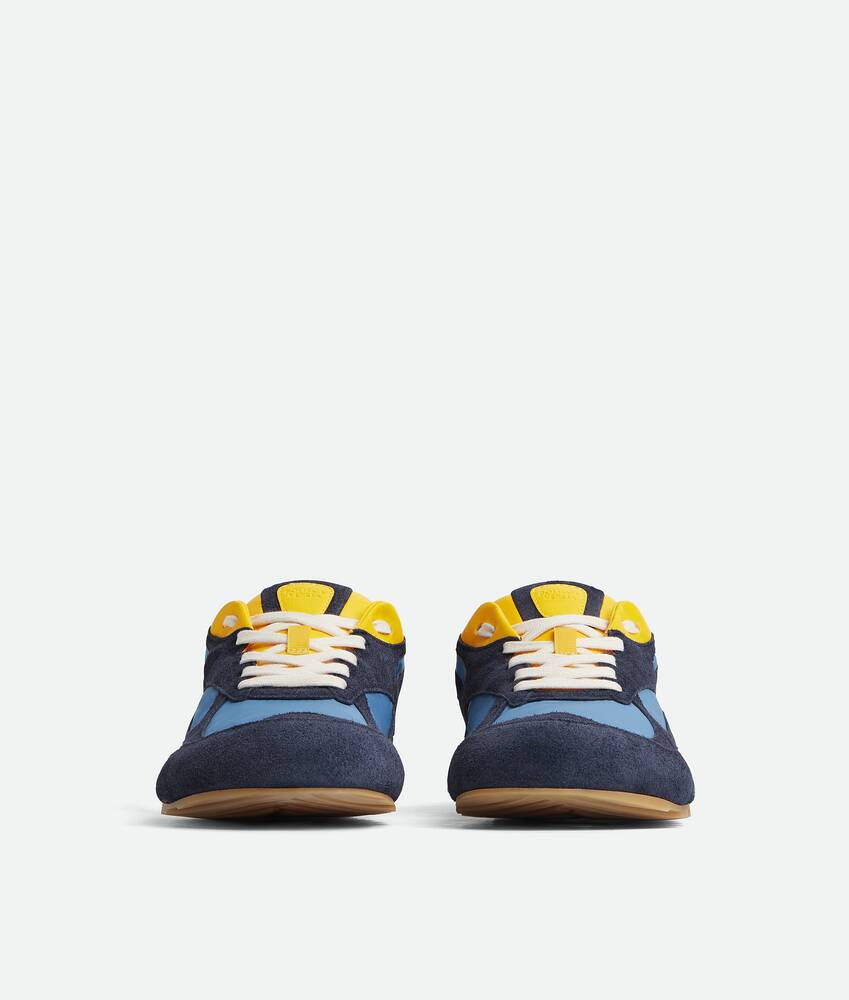 Women's Orbit Flash Sneaker in Abyss/ice/egg yolk Bottega Veneta France EN - Image 3