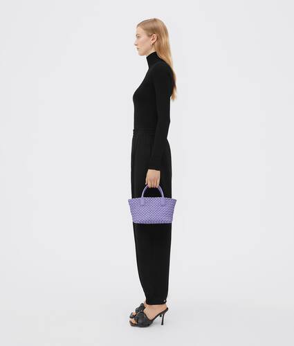 Women's Mini Cabat in Wisteria Bottega Veneta Brazil EN - Image 4