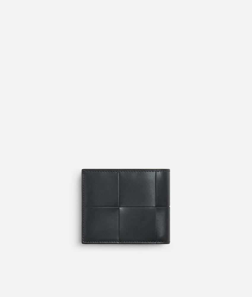 Men's Cassette Bi-Fold Wallet in Ardoise/cypress Bottega Veneta Italy EN - Image 3