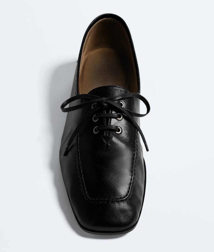 Men's Gino  Lace-Up Shoe in Black Bottega Veneta Poland EN - Image 4