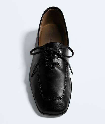 Men's Gino  Lace-Up Shoe in Black Bottega Veneta Poland EN - Image 4