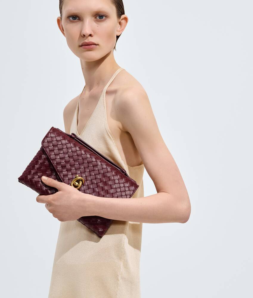 Women's Knot Lock in Barolo Bottega Veneta Qatar EN - Image 2