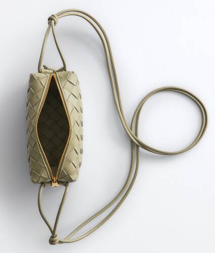 Women's Mini Loop Camera Bag in Travertine Bottega Veneta Hungary EN - Image 4