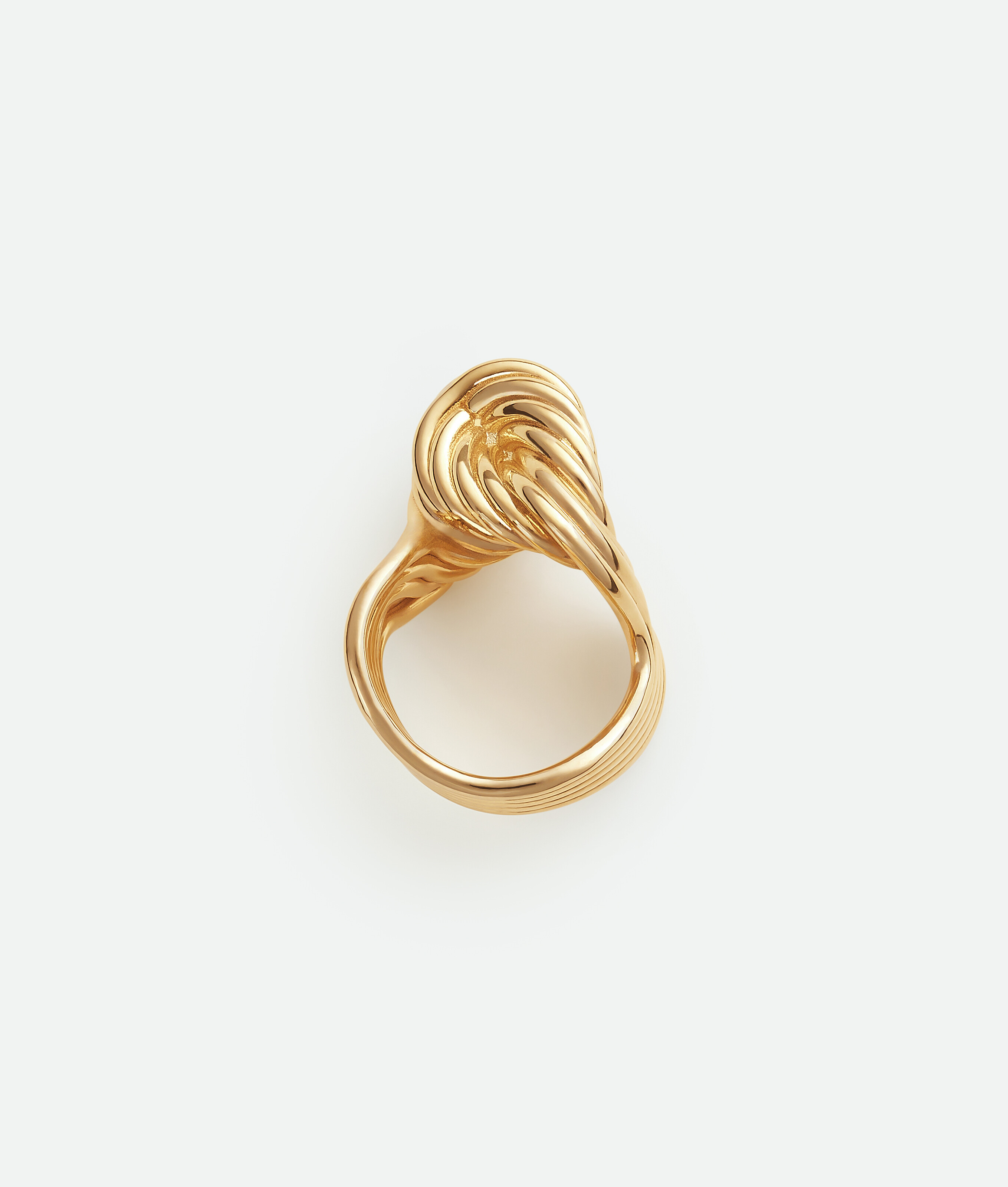 Bottega Veneta Slice Ring - Yellow Gold - Woman - N