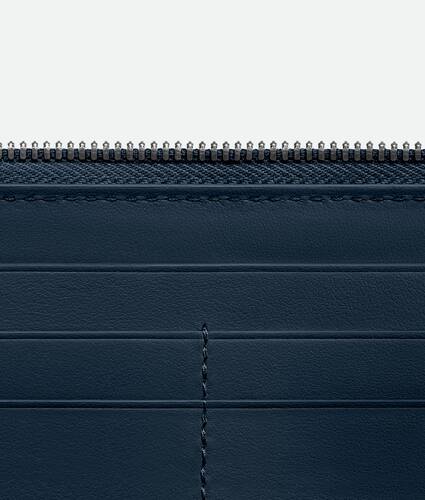 Intrecciato Piccolo Zip Around Wallet