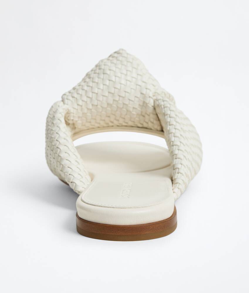 Mule plana Cherry para Mujer en Alabaster Bottega Veneta Estados Unidos ES - Image 3