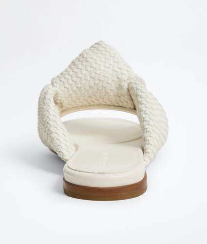 Mule plana Cherry para Mujer en Alabaster Bottega Veneta Estados Unidos ES - Image 3