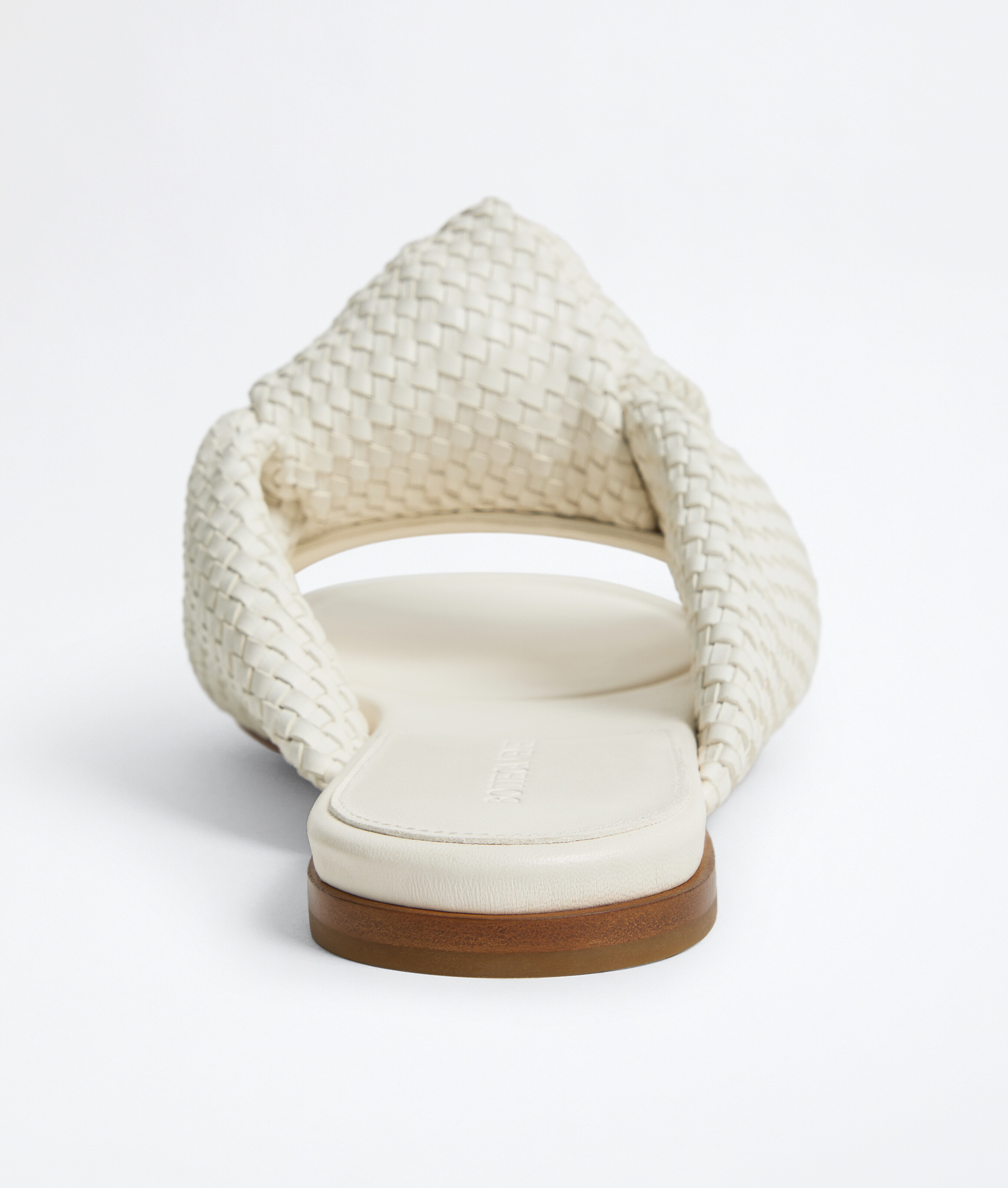 Women's Cherry Flat Mule in Alabaster Bottega Veneta Luxembourg EN - Image 3