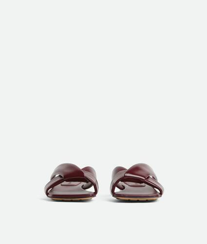 Women's Riva Flat Mule in Barolo Bottega Veneta Norway EN - Image 3