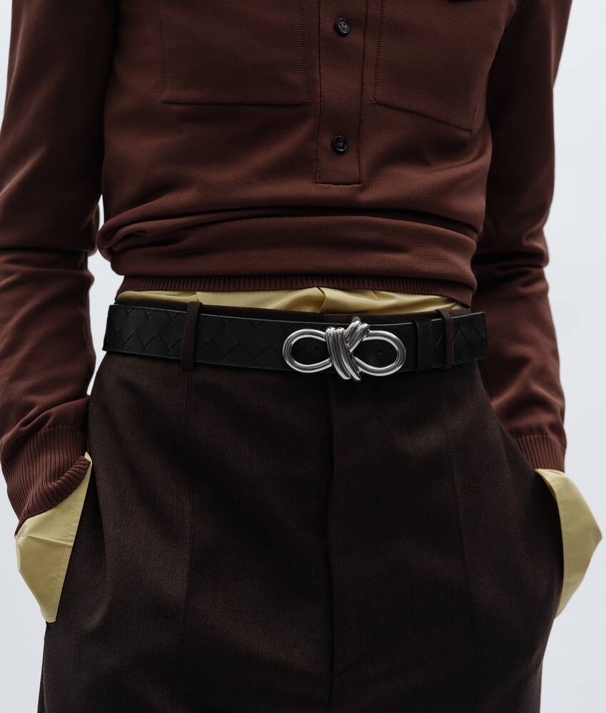 Ceinture Andiamo pour Homme en Black Bottega Veneta Belgique FR - Image 2