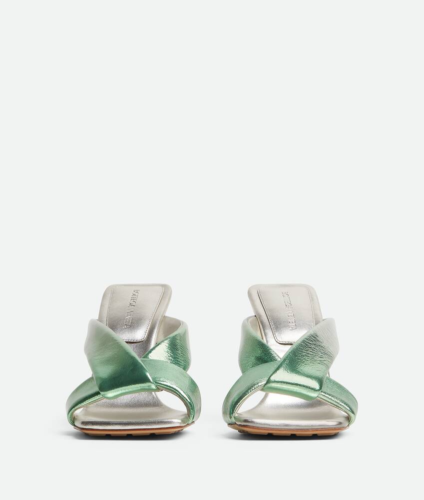 Mule Riva para Mujer en Silver/fresh mint Bottega Veneta M&eacute;xico ES - Image 3