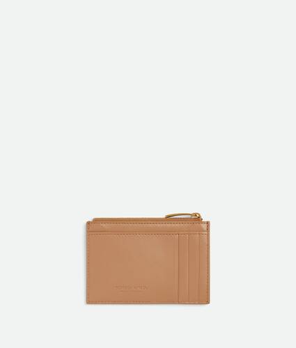 Étui pour cartes zippé Intrecciato