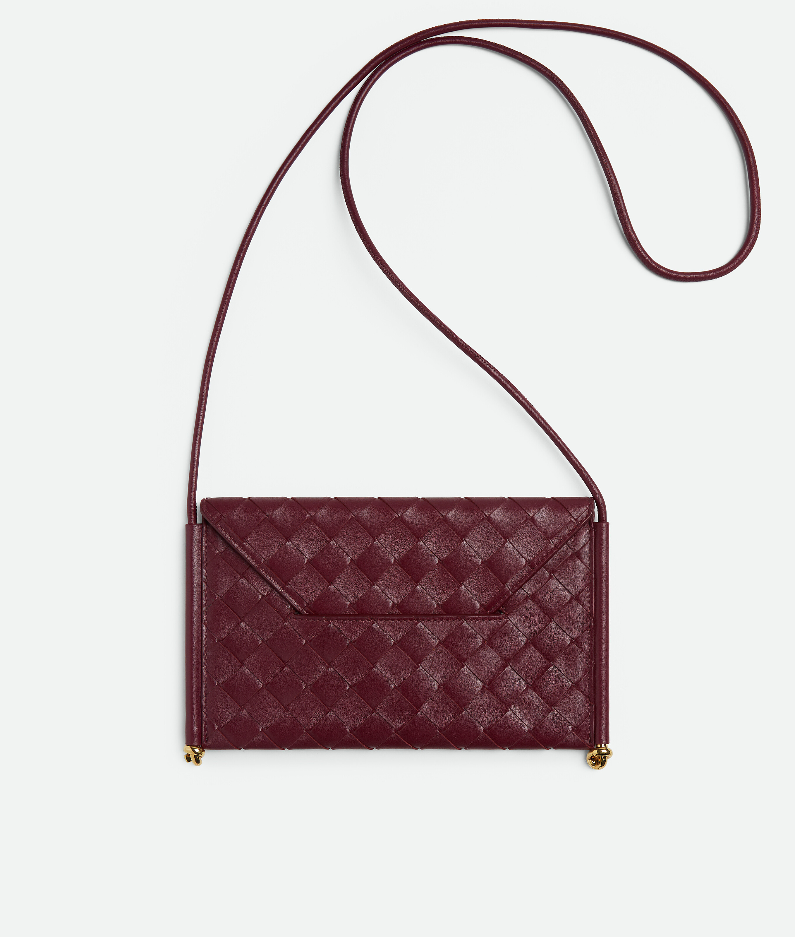 Women's Solstice Phone Pouch in Barolo | Bottega Veneta US