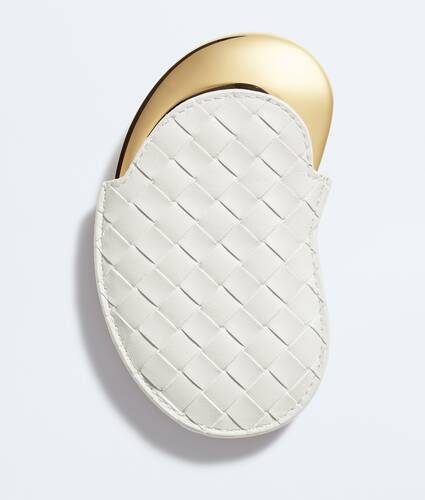 Pocket Mirror in Alabaster Bottega Veneta United Kingdom EN - Image 1