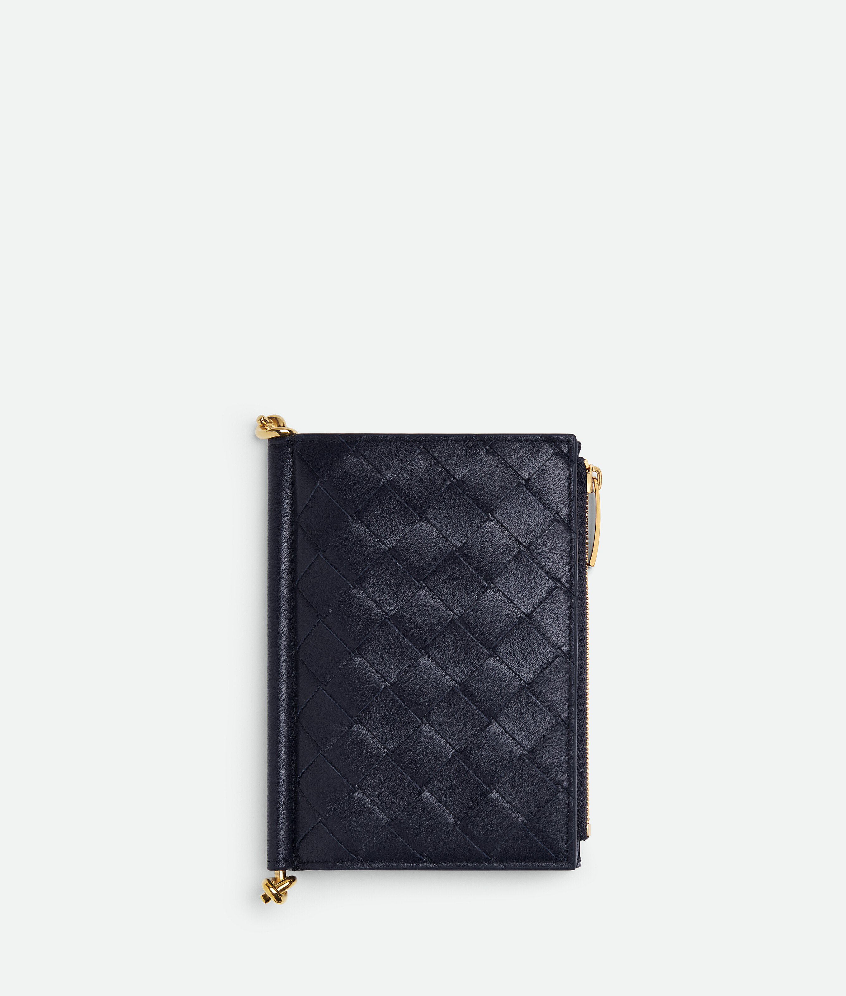 Bottega Veneta Solstice Medium Bi-fold Wallet In Blue