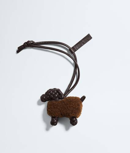 Men's Sheep Charm in Espresso/gingerbread Bottega Veneta Portugal EN - Image 1
