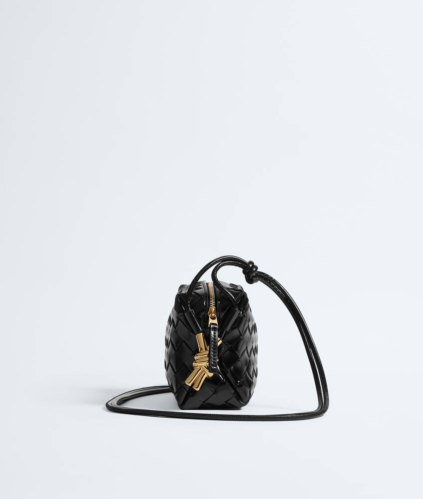 Women's Mini Loop Metal Knots in Black Bottega Veneta Macao SAR China EN - Image 4