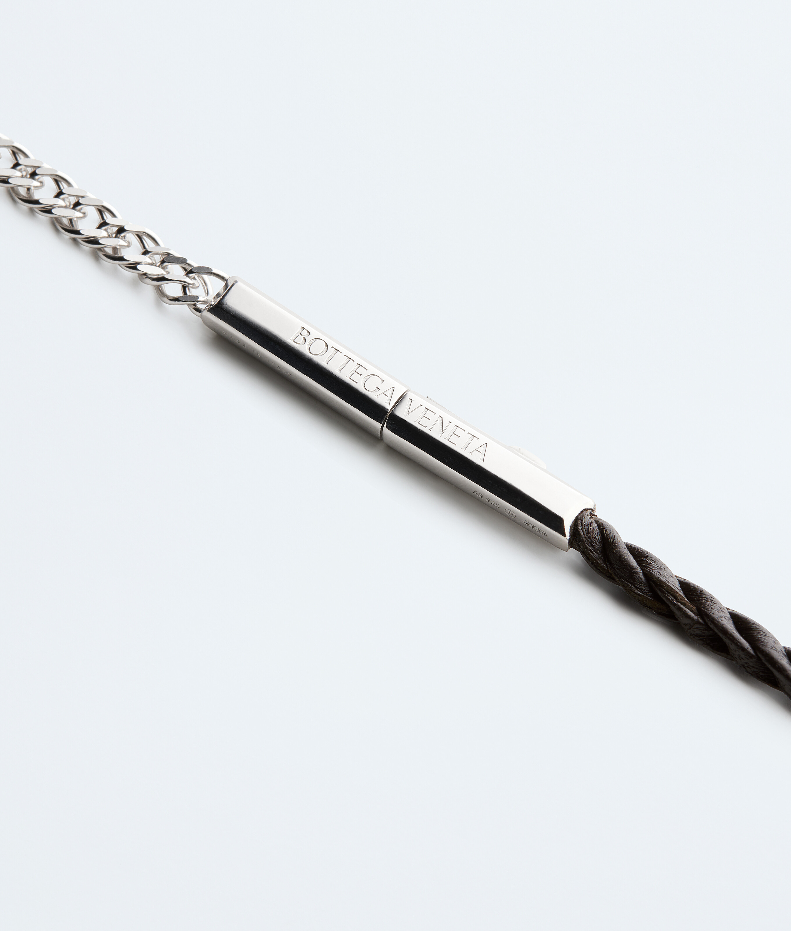 Men's Rope Chain Necklace in Espresso Bottega Veneta Luxembourg EN - Image 3