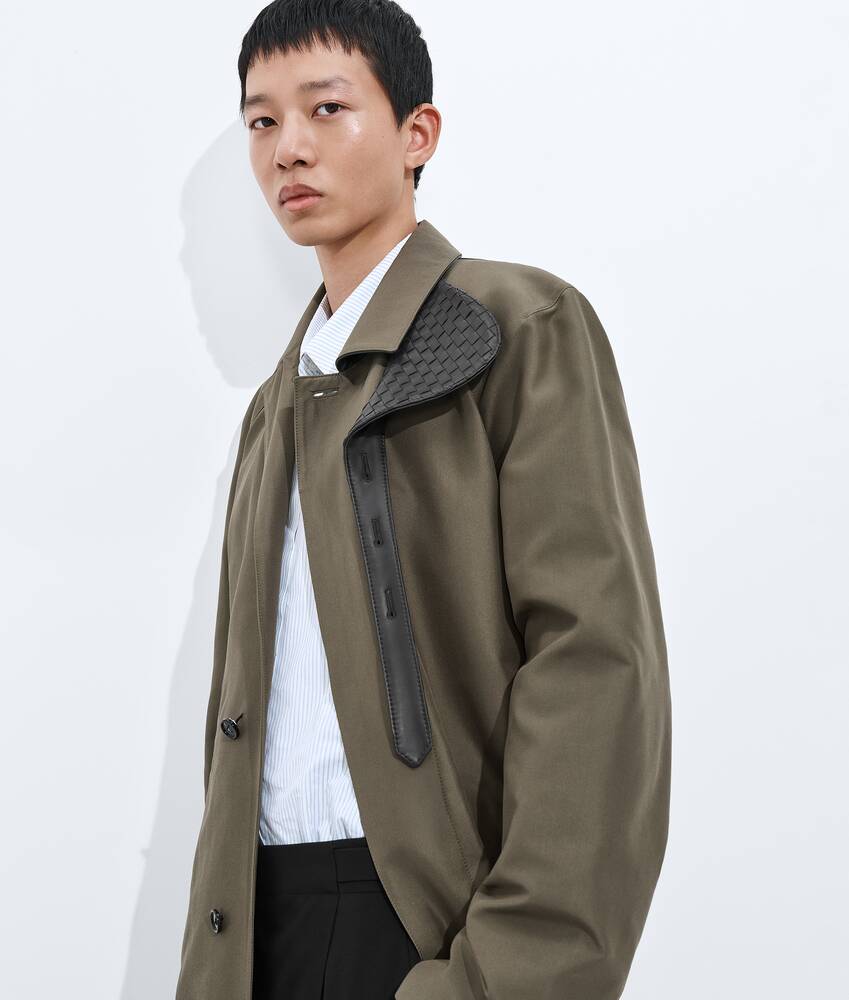 보테가베네타 실크 & 나일론 트렌치 코트 859441V6C102608