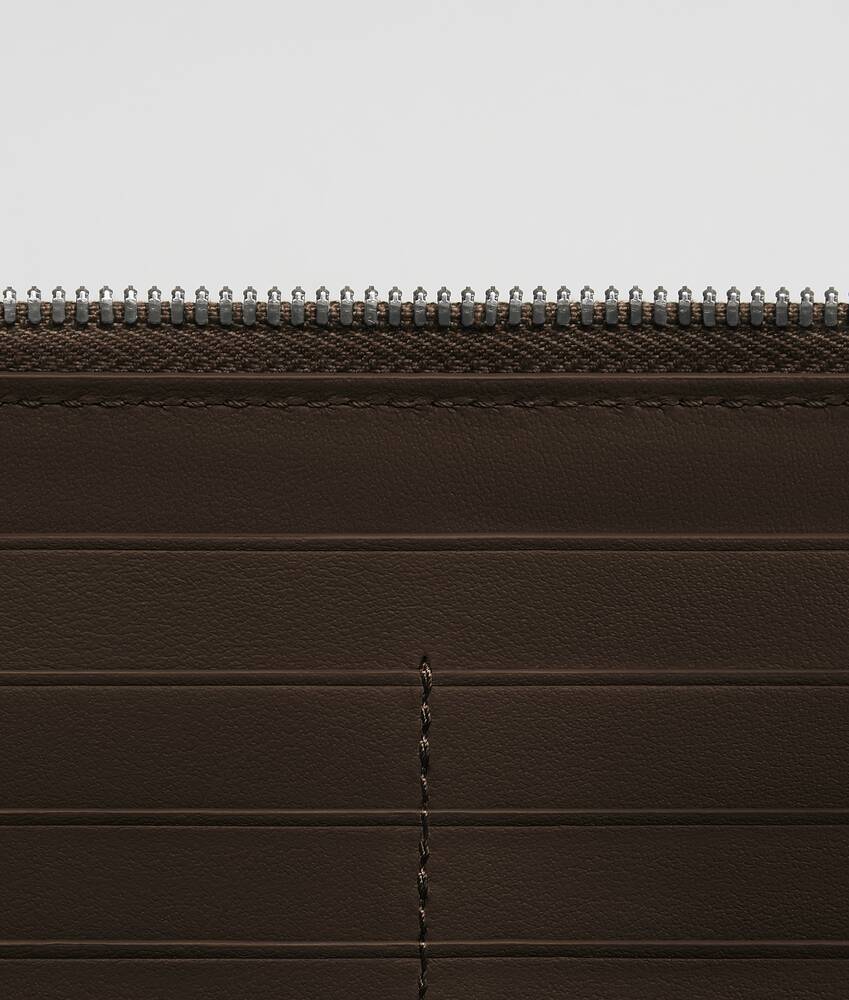 Men's Intrecciato Zip Around Wallet in Fondant Bottega Veneta United Kingdom EN - Image 3