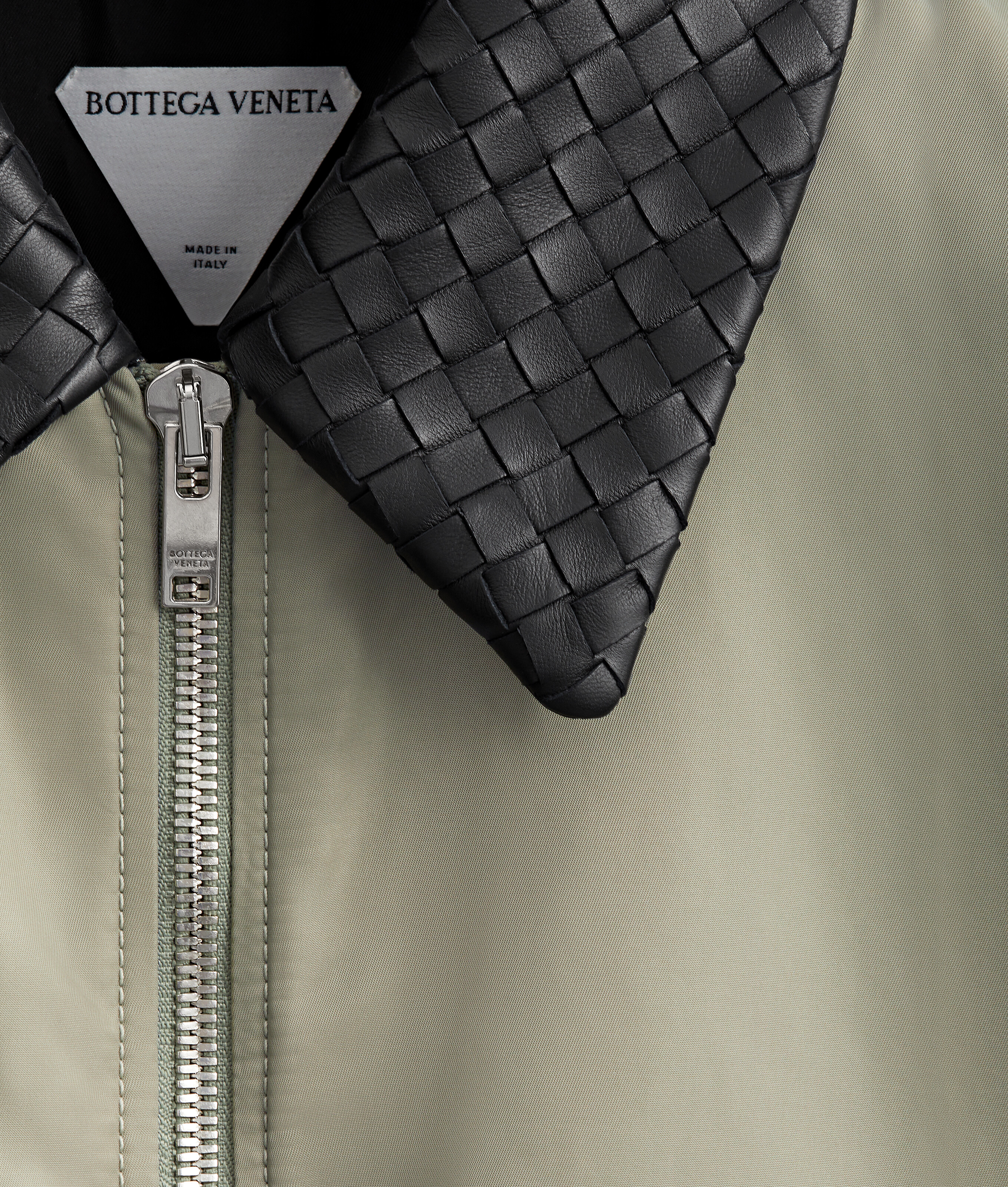 Women's Satin Nylon Blouson in Tarragon Bottega Veneta Luxembourg EN - Image 5