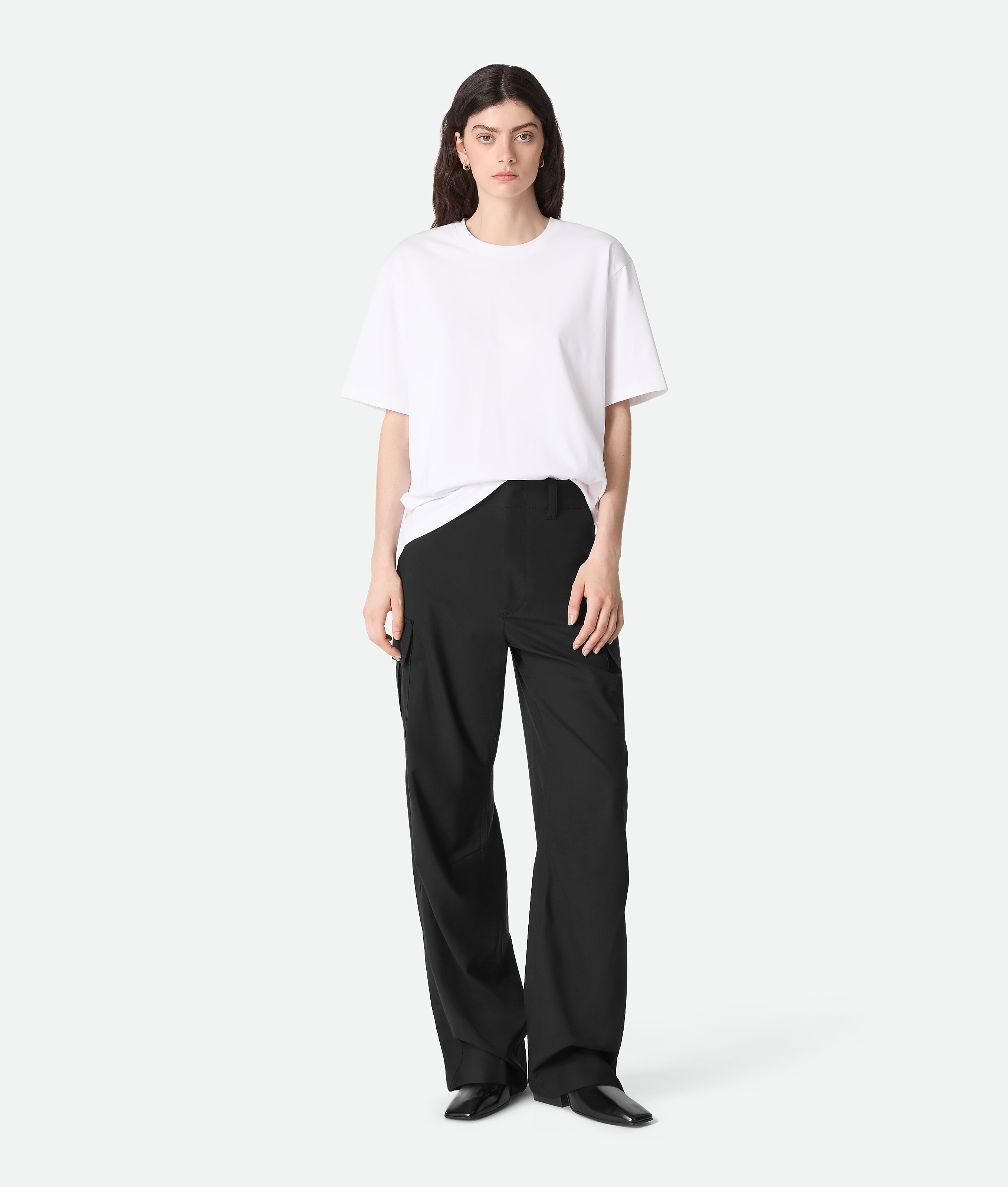 Fine Wool Cargo Pants