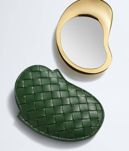 Pocket Mirror in Basil Bottega Veneta United Kingdom EN - Image 2