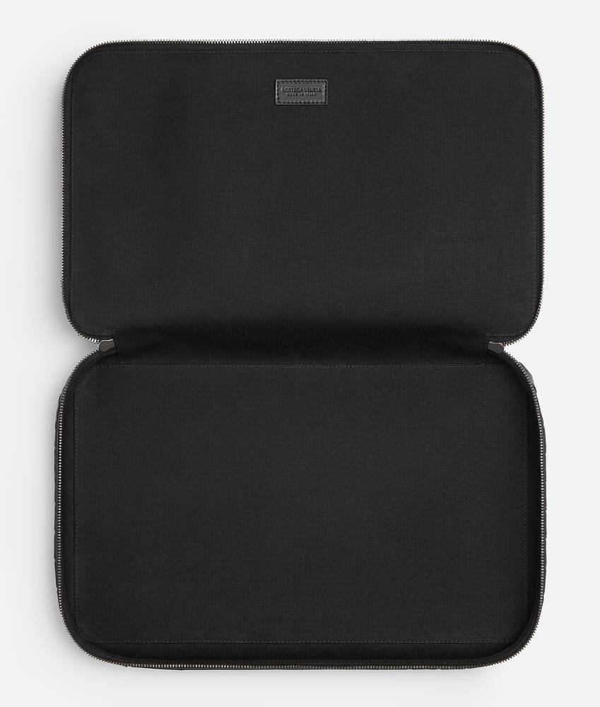 Men's Intrecciato Small Packing Cube in Black Bottega Veneta France EN - Image 3